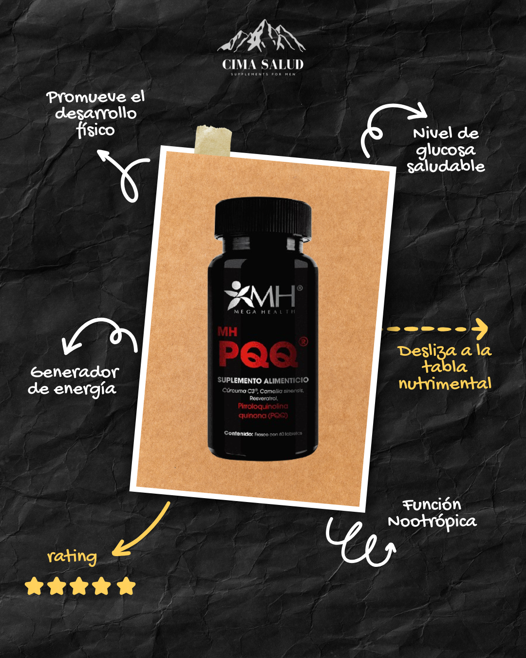 PQQ + Cúrcuma C3