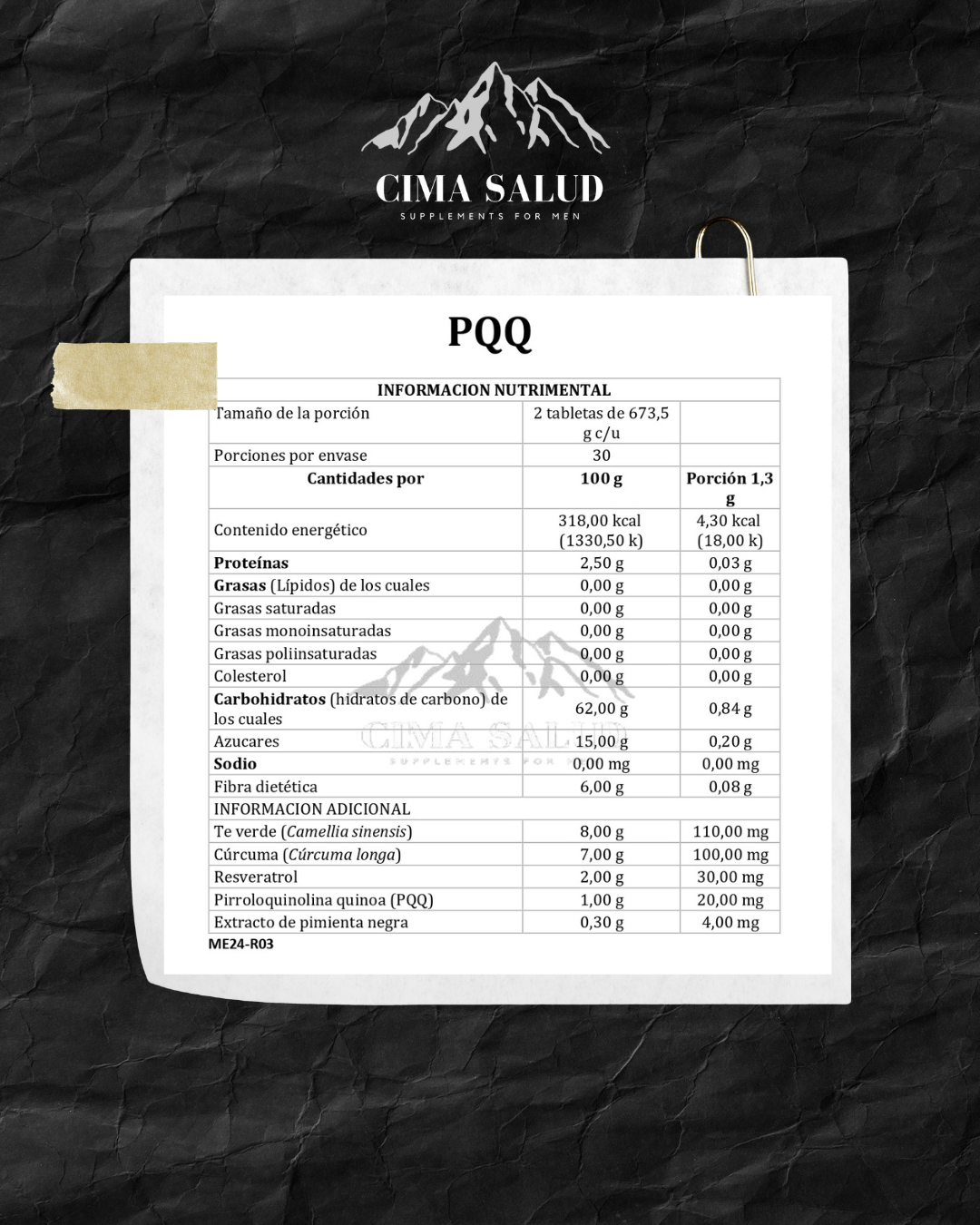 PQQ + Cúrcuma C3